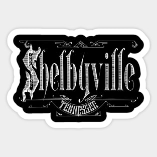 Vintage Shelbyville, TN Sticker